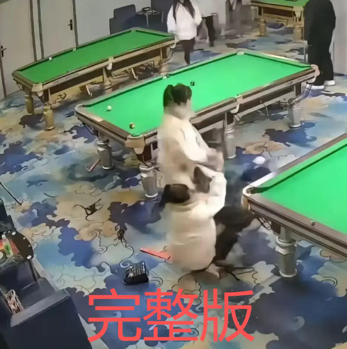 台球厅双刀姐妹互打视频流出 - 全网免费分享真实事件 - 速存防失效